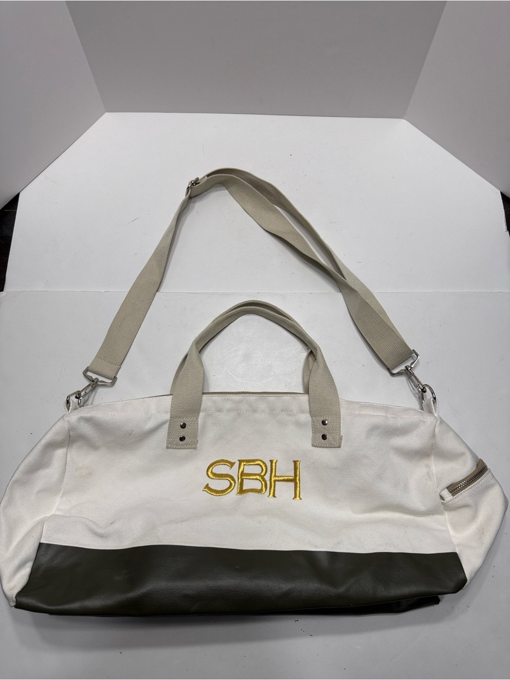 Weddingstar 100% Cotton travel bag with Cream Trim